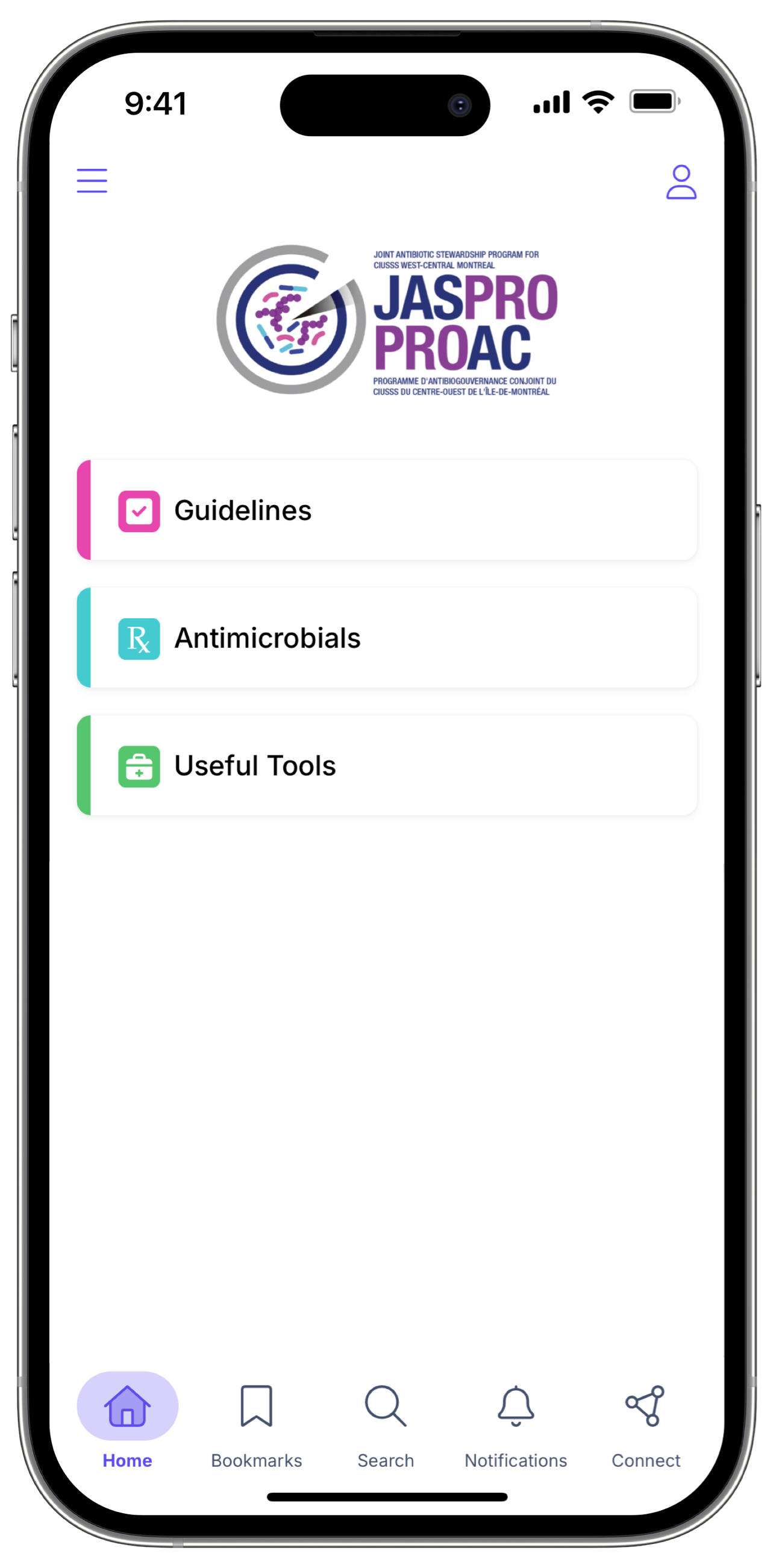 Firstline ID mobile app for CIUSSS West-Central Montreal