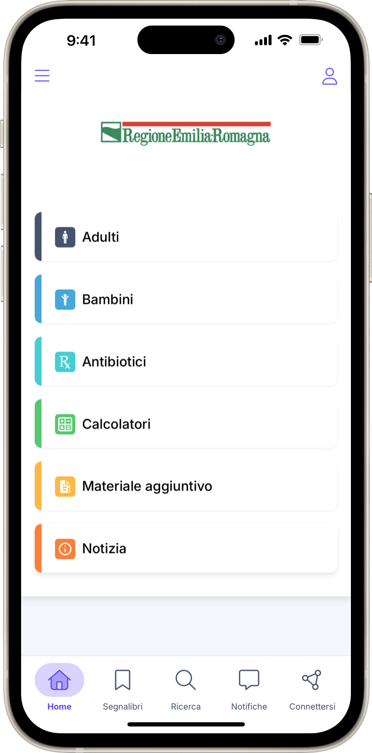 Firstline ID mobile app for Regione Emilia-Romagna