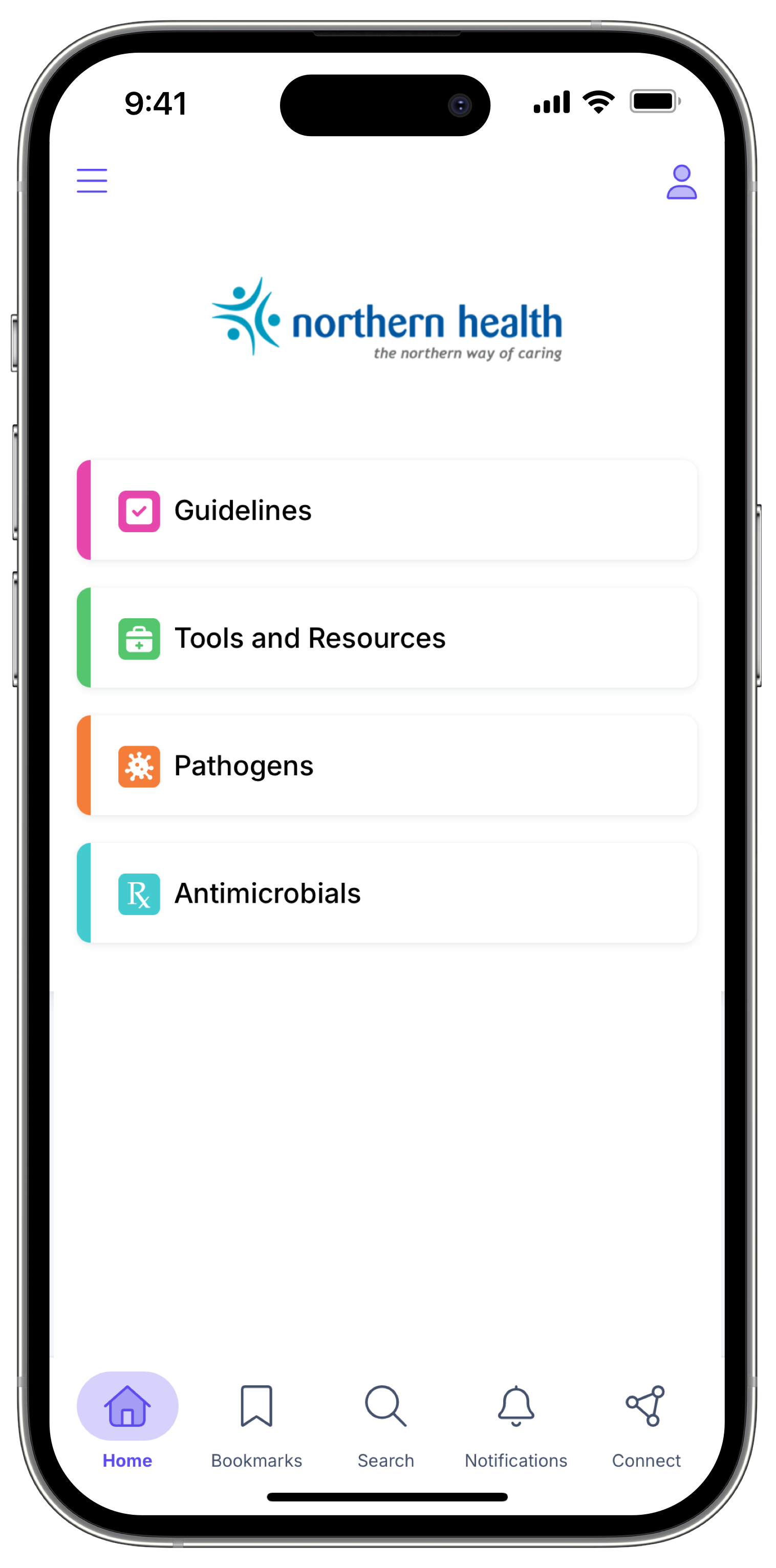 Firstline ID mobile app for Northern Health
