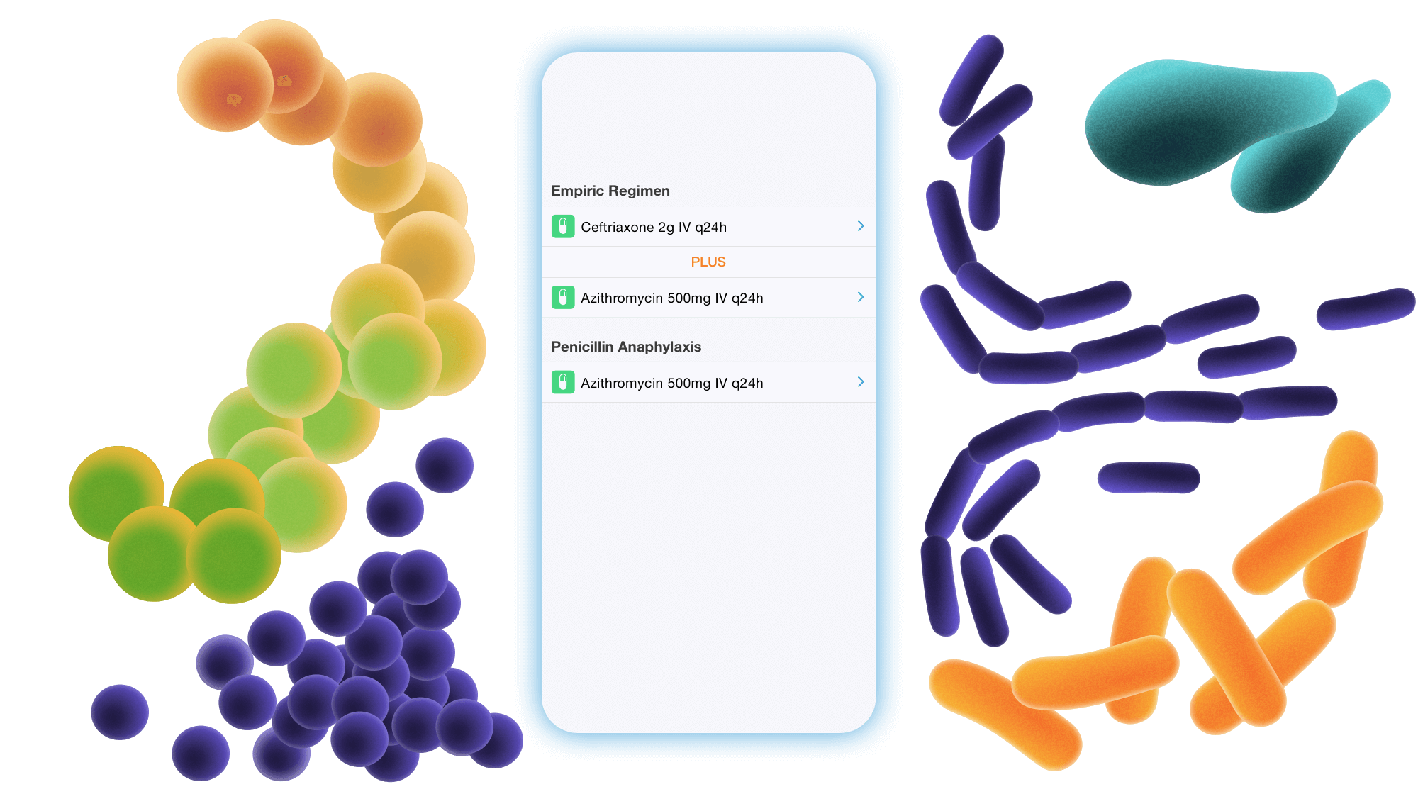 The new standard in clinical decision support Firstline app screens