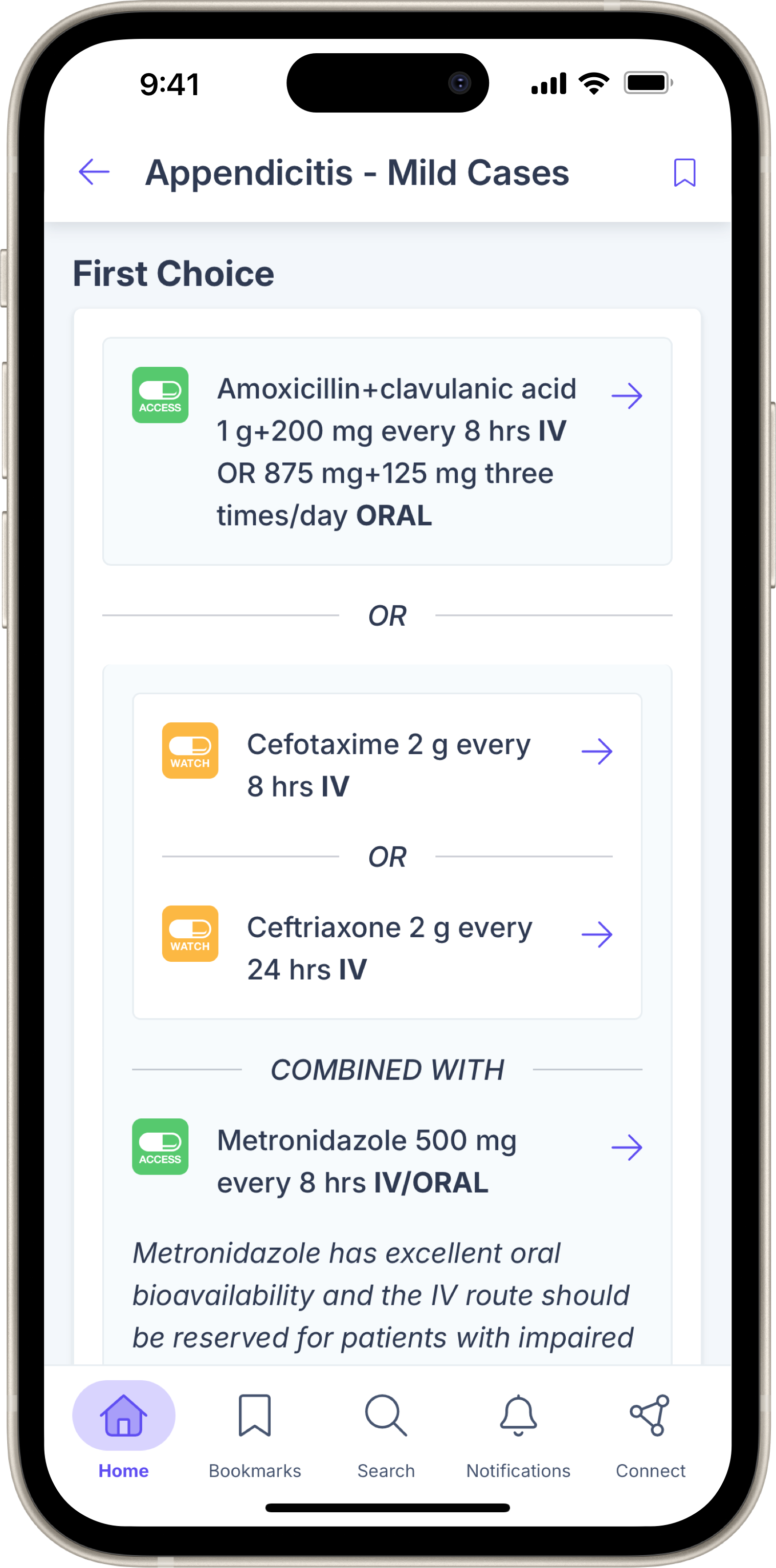 Mobile optimized guidance